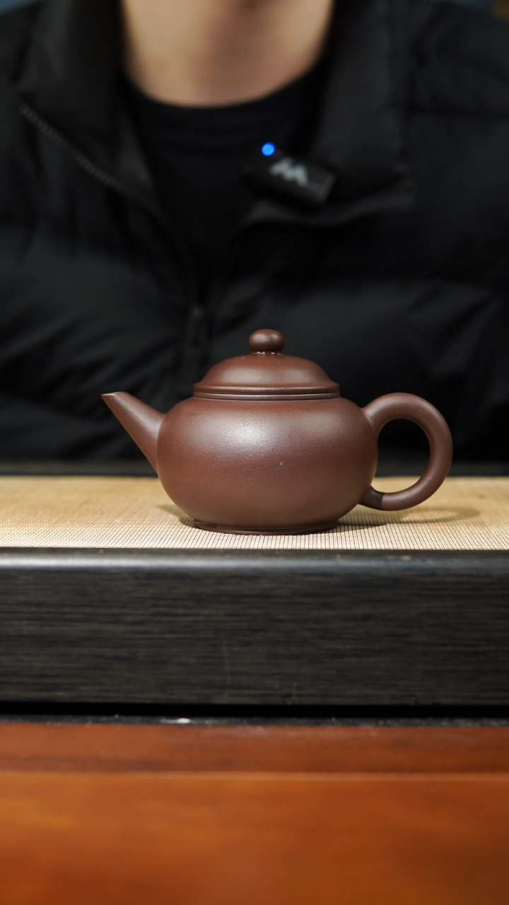 【闪购商品】紫砂茶壶老紫泥水平，精工170cc