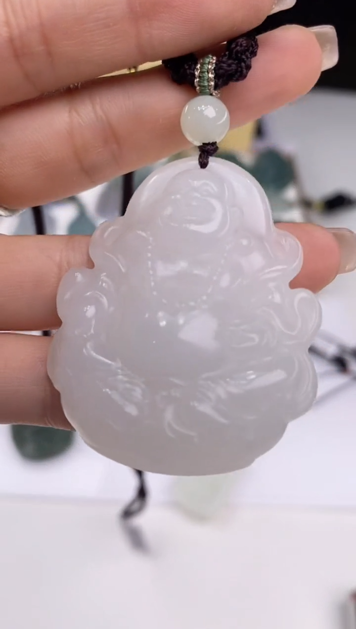 和田玉未镶嵌吊坠(不含链)35128
