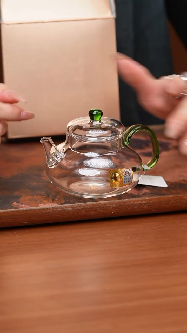 【闪购商品】禾器/晶彩瑾玉壶/湖绿色