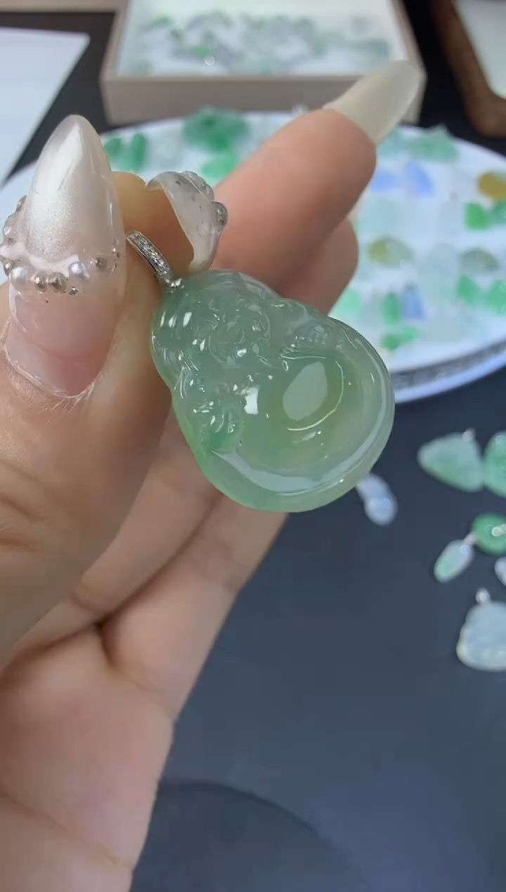 颈饰18K金镶嵌翡翠H1224-1501-712