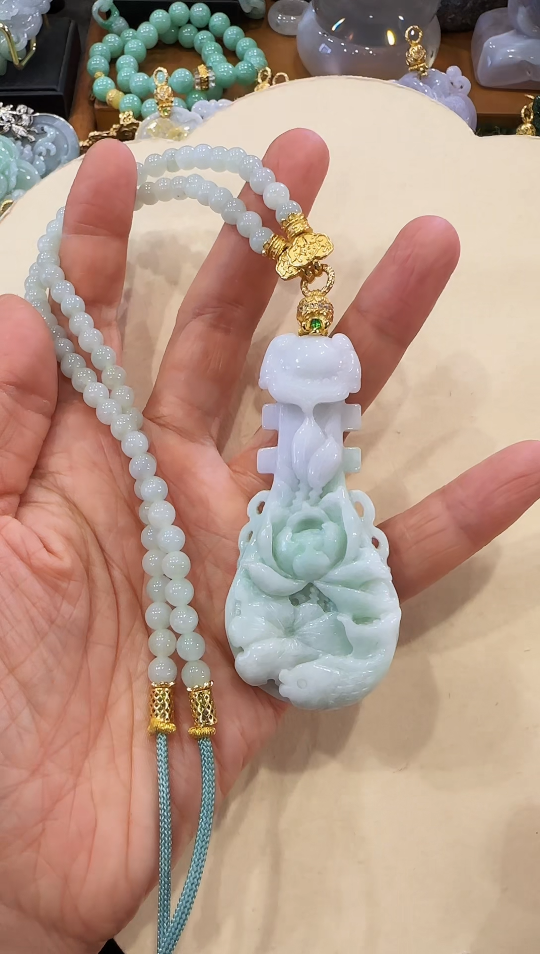 【闪购商品】翡翠颈饰未镶嵌国风