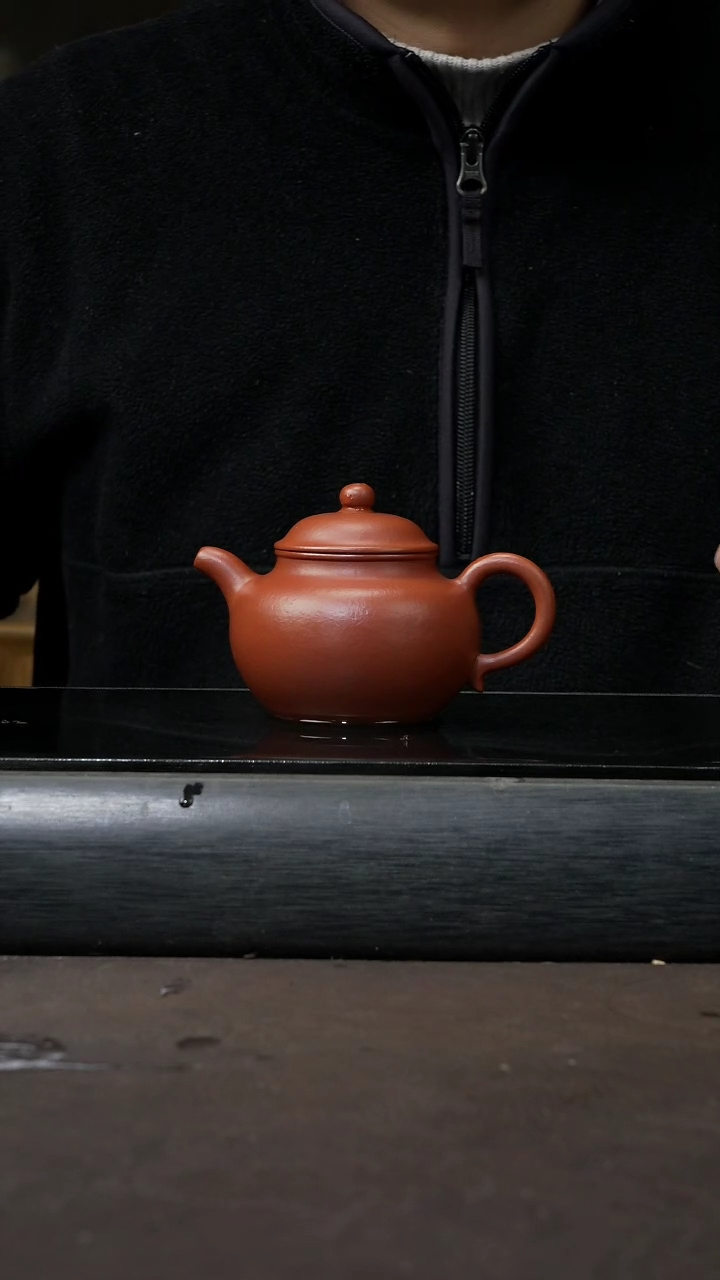 【闪购商品】紫砂茶壶朱泥 莲子 150cc 010