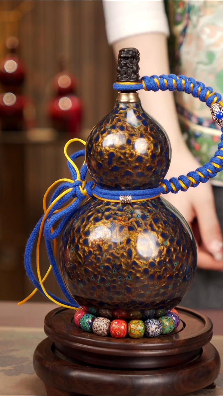 【闪购商品】84易林高端工艺大漆酒葫芦--1188