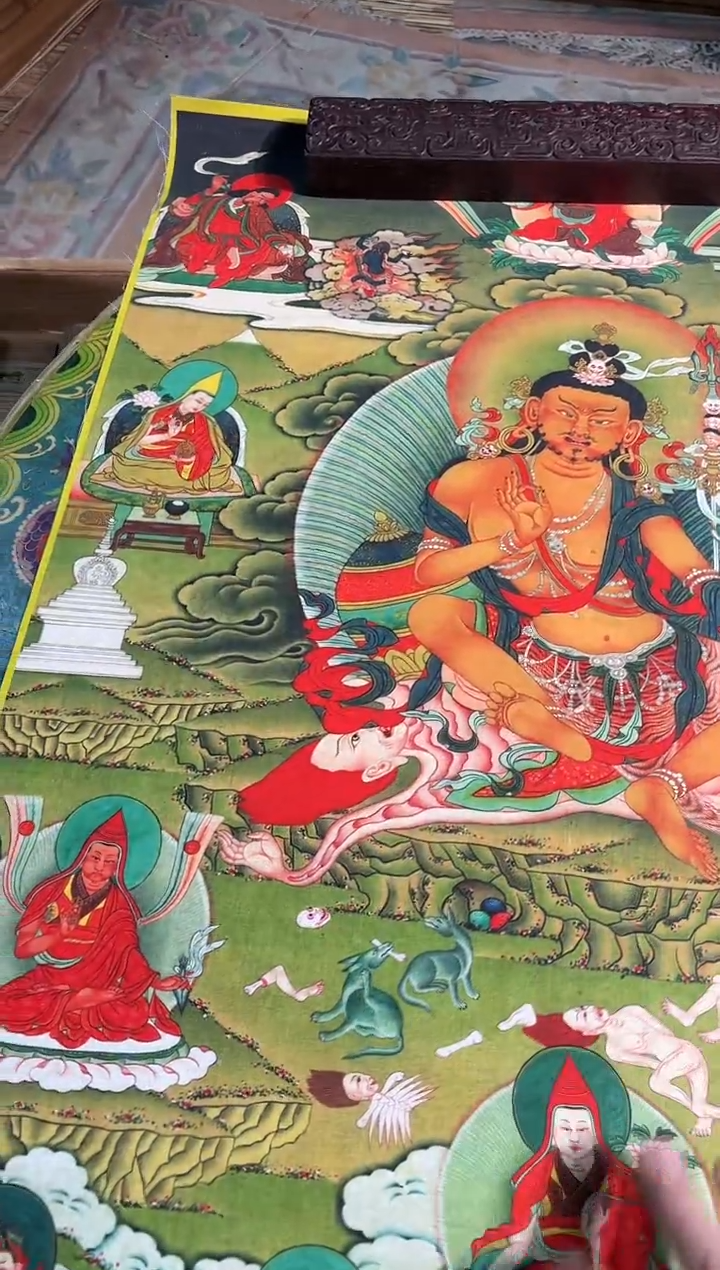 卷轴画路路的唐卡tk160