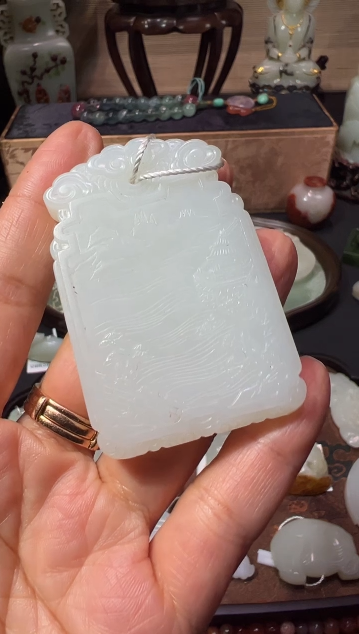 【闪购商品】和田玉XHC-849    蓬莱仙阁