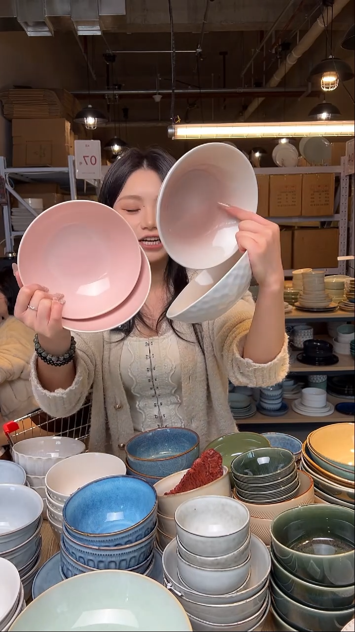 瓷142外贸尾货窑变釉下彩默外微瑕