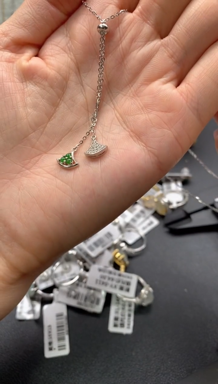 【闪购商品】翡翠戒指银S925镶嵌22222222     7