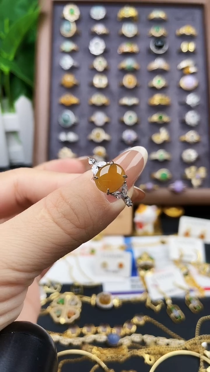 银S925镶嵌戒指翡翠02