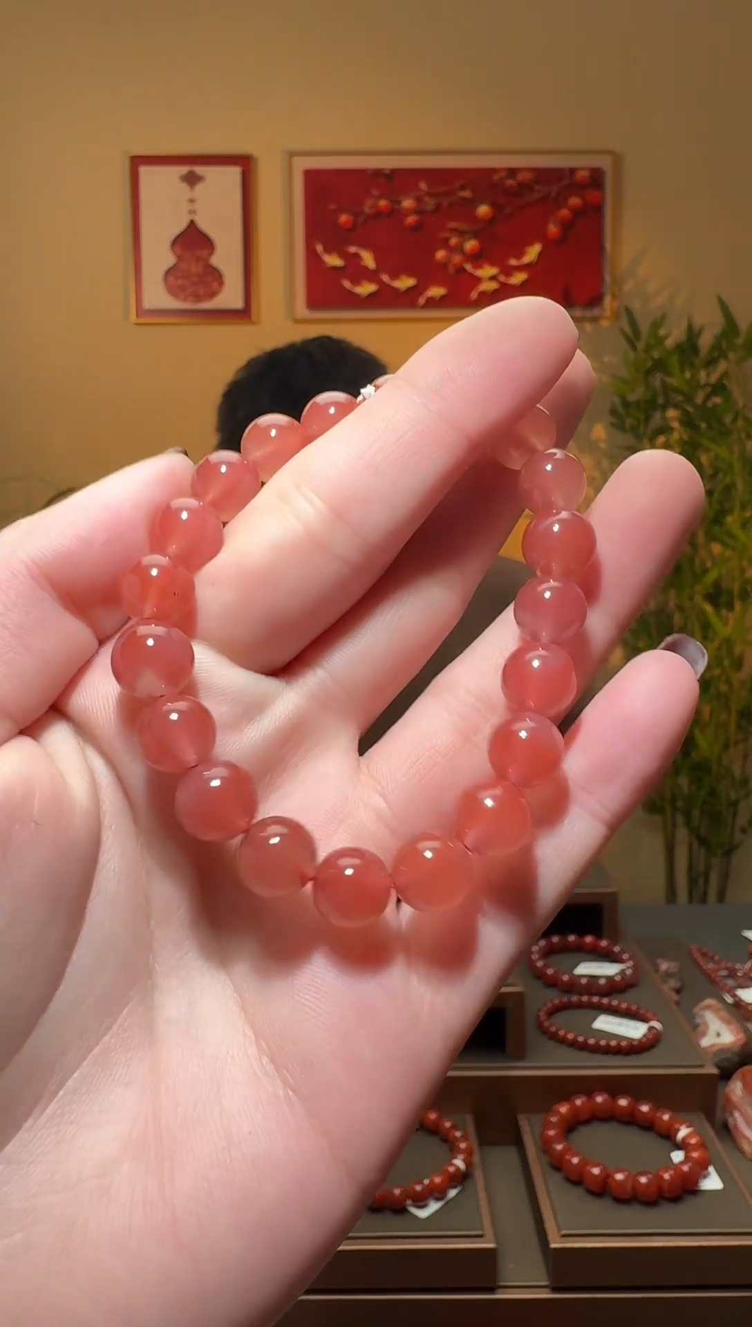 【闪购商品】南红玛瑙手串未镶嵌一条约9mm 多样性发货
