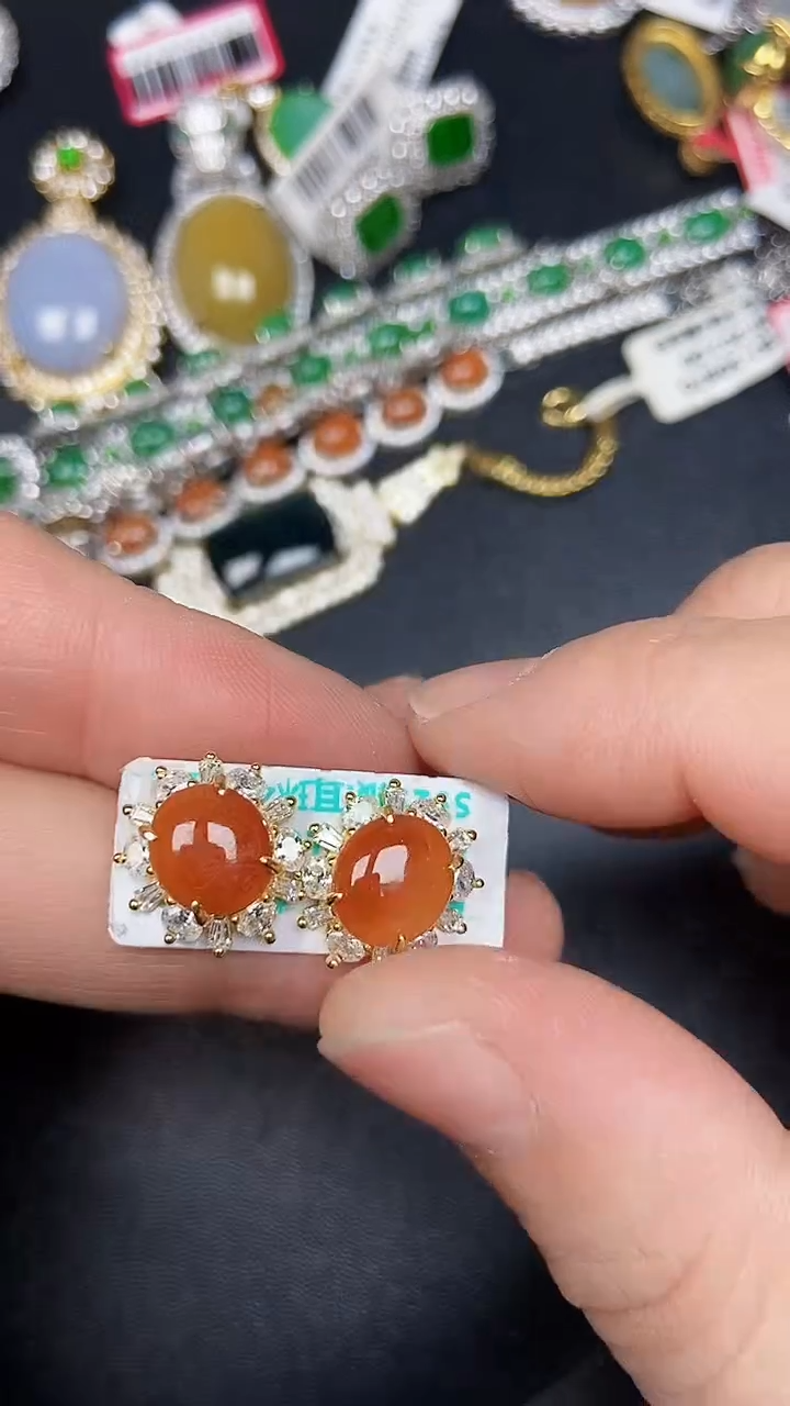 银S925镶嵌戒指翡翠3960