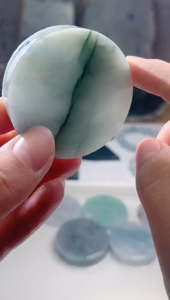 裸石翡翠天然翡翠A货玉 南 112