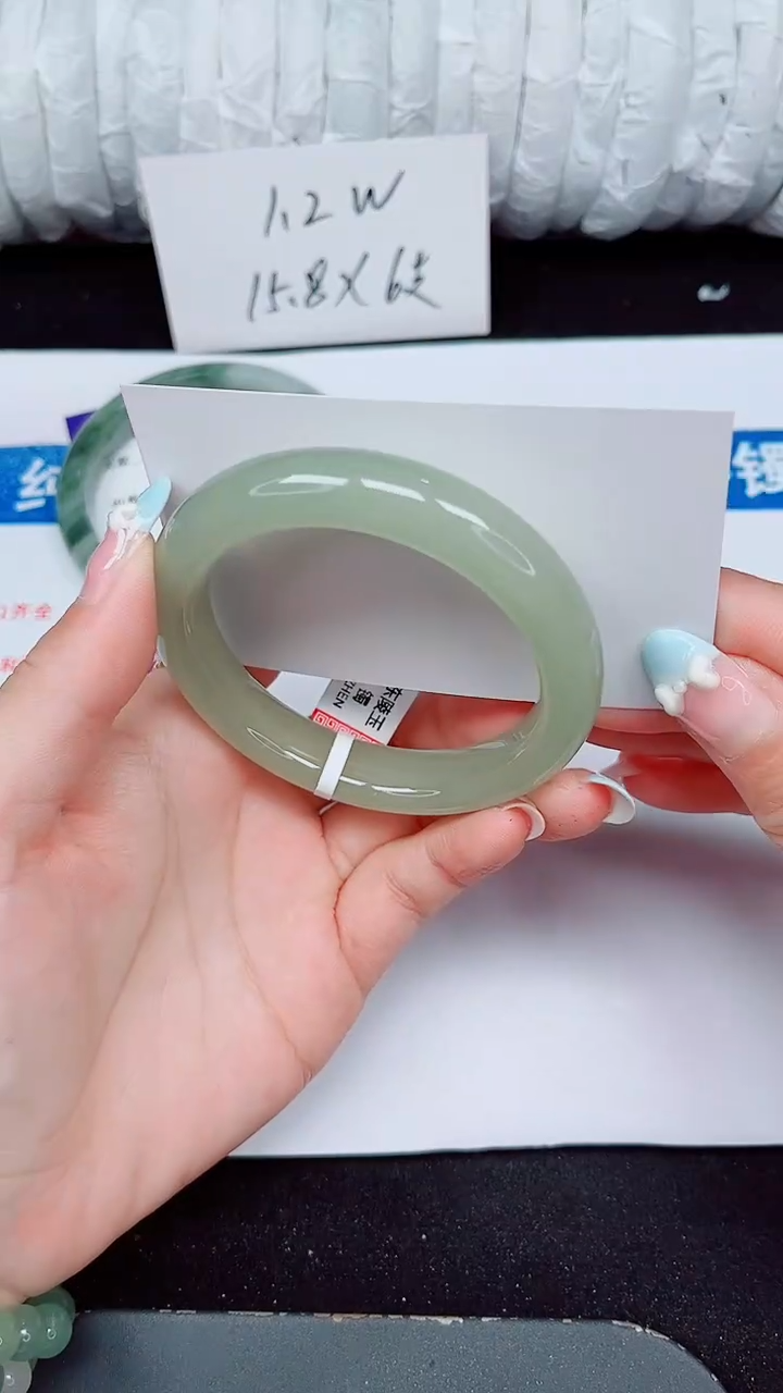 未镶嵌手镯石英质玉413-54/55
