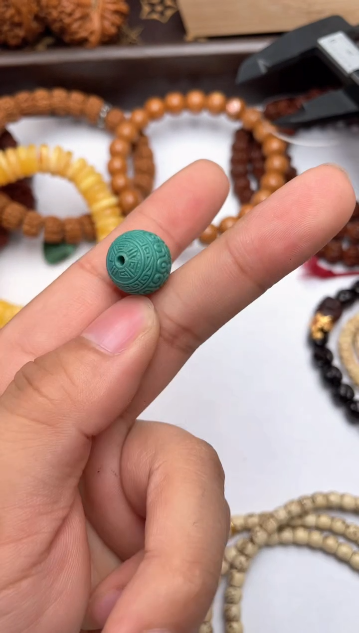 【闪购商品】绿松石珠宝奇石未镶嵌松石雕刻配饰