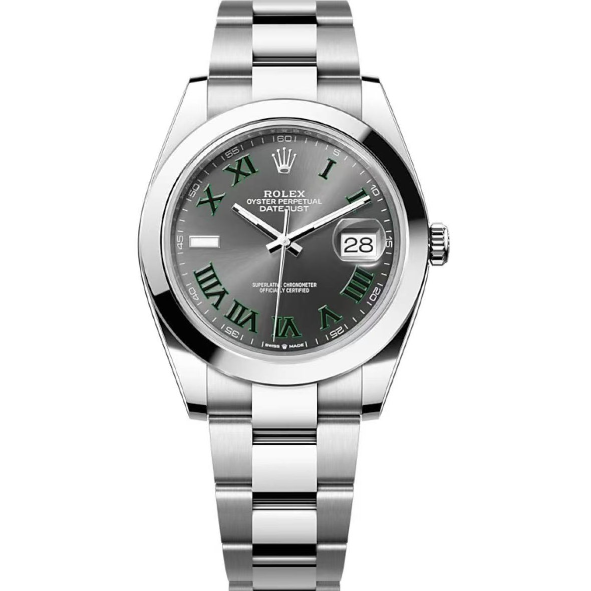 99新 Rolex/劳力士 哈奢馆/名表/劳力士126300灰罗马/41mm/21全套