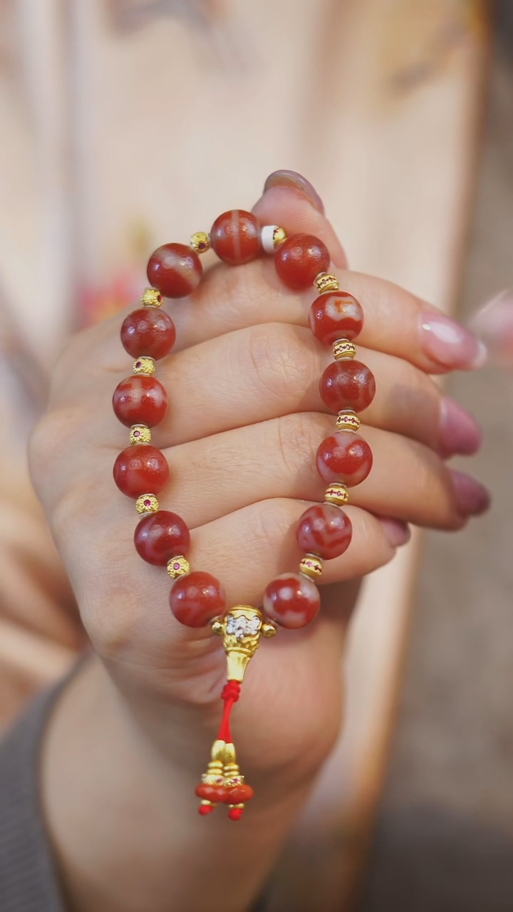 【闪购商品】玛瑙/玉髓手串未镶嵌多样性发一