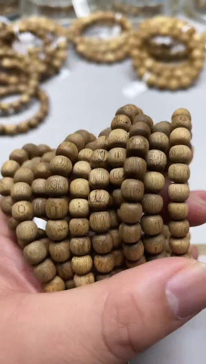 【闪购商品】沉香手串菩萨棋老型单圈微瑕0.7多样性发其一