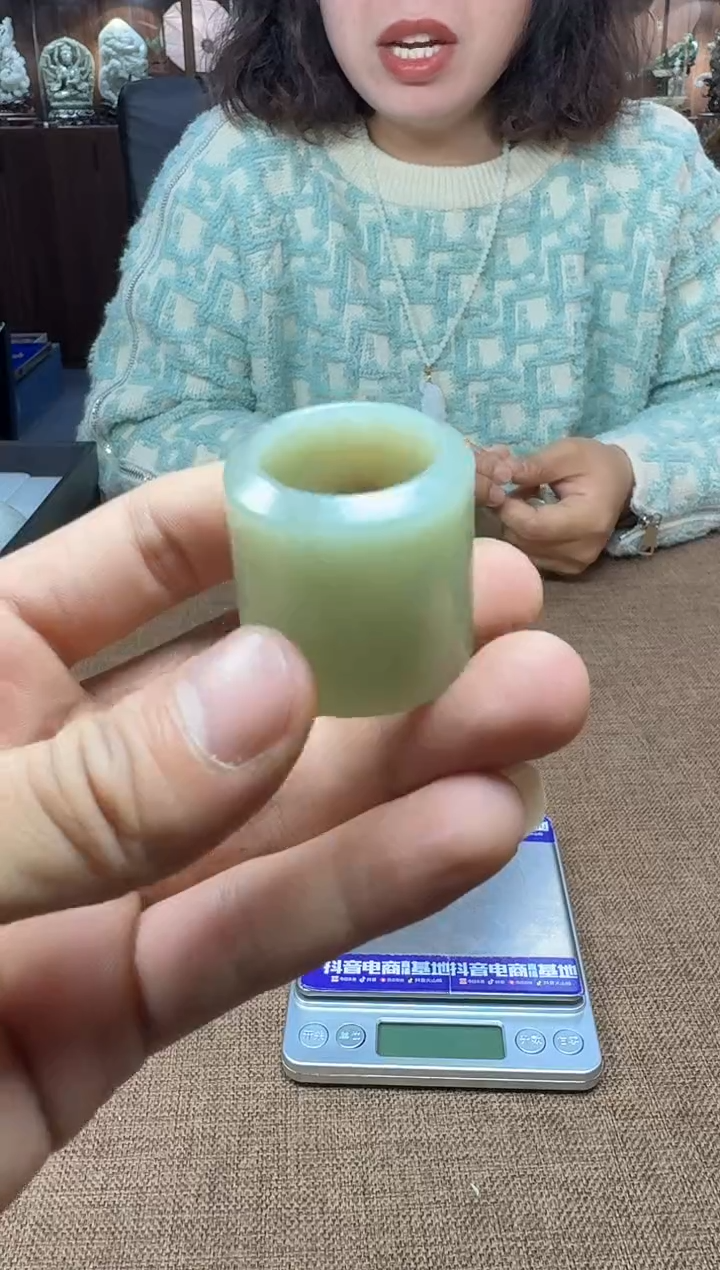 【闪购商品】和田玉颈饰未镶嵌扳指  圈口22