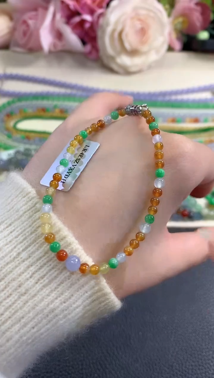 未镶嵌手串翡翠c44 