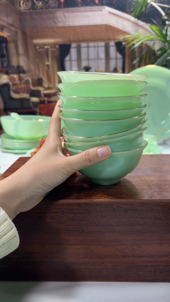 【闪购商品】...4.5英寸玉瓷碗10个口径11.5厘米