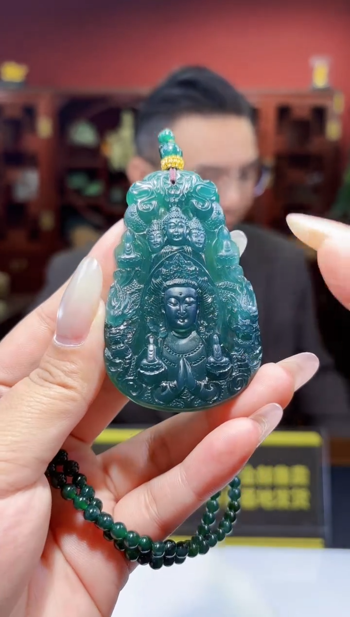 未镶嵌定制翡翠17/1228/L/多样性发其一件/佛