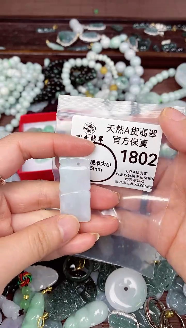 【闪购商品】翡翠颈饰未镶嵌天然A货翡翠1802