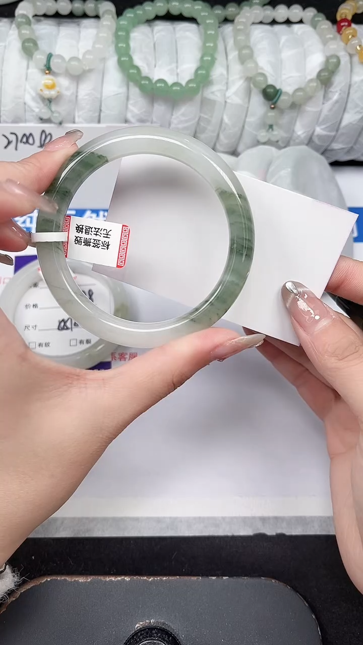 未镶嵌手镯石英质玉325-58/59