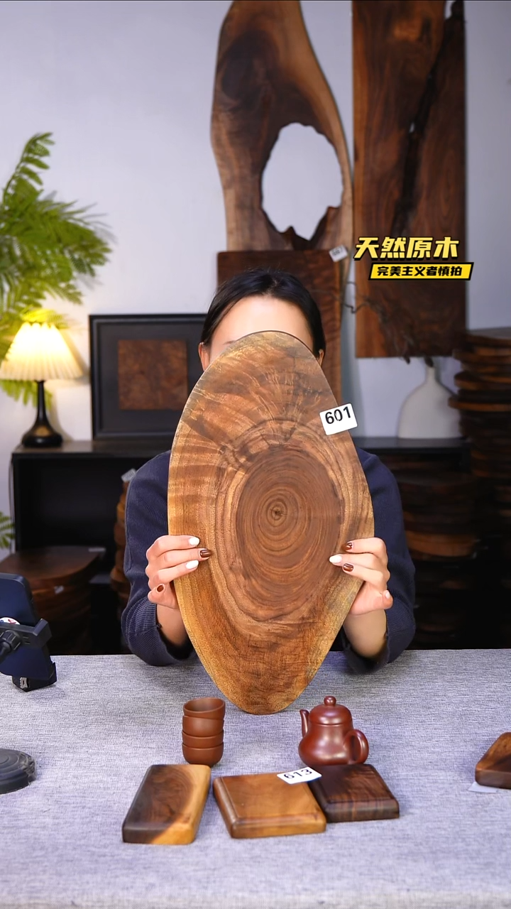 木北美黑胡桃原木.干裂疤结不属于商品质量问题完美主义者慎拍