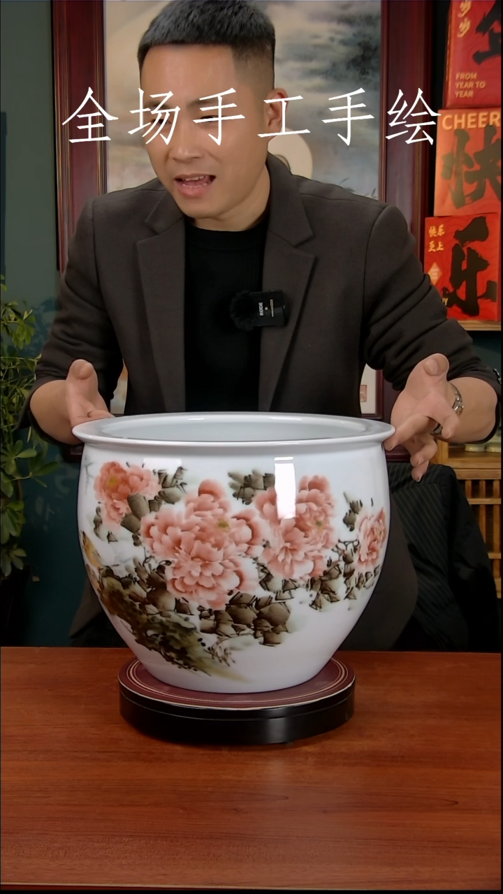 【闪购商品】摆件景德镇高端陶瓷摆件瓶1