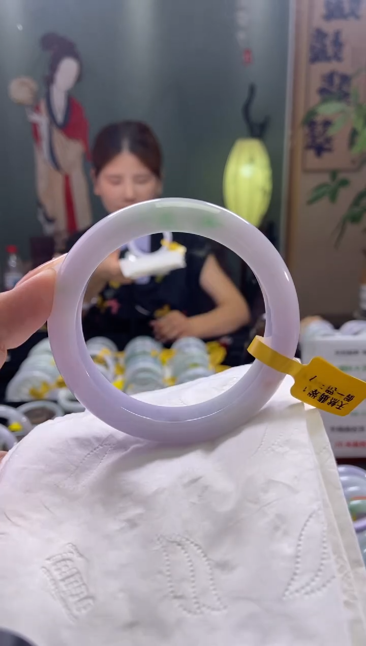翡翠手镯未镶嵌圈口x59.1