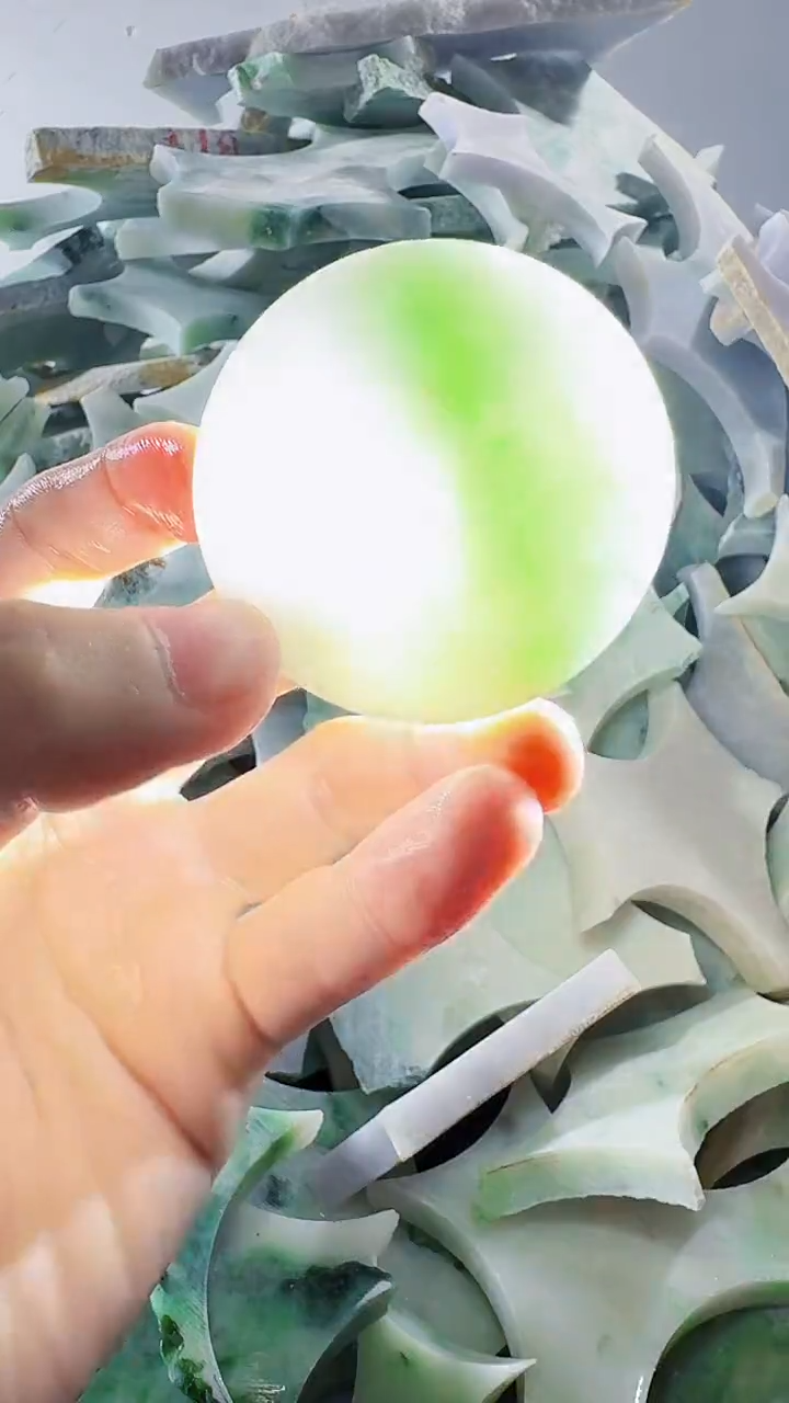 裸石翡翠缅甸翡翠A货文2572