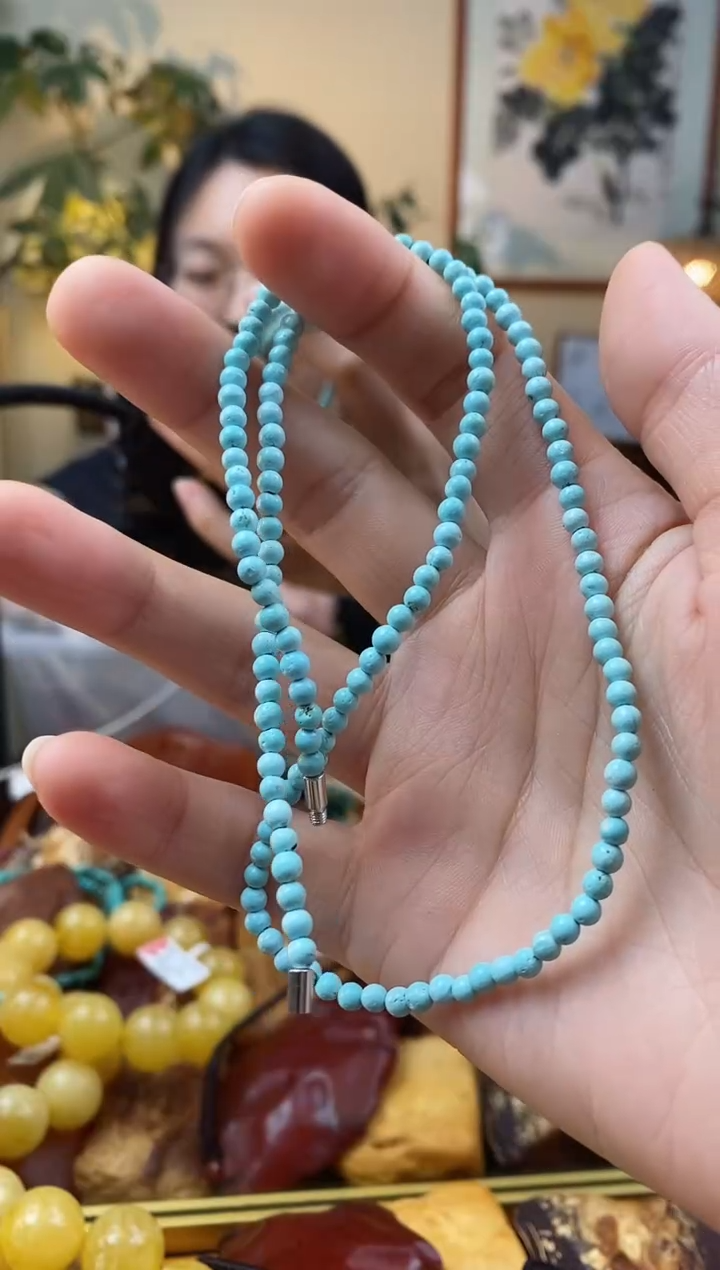 【闪购商品】绿松石颈饰合金项链