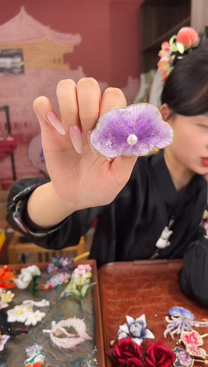 【闪购商品】刺绣苏绣世家非遗手工（胸针） 