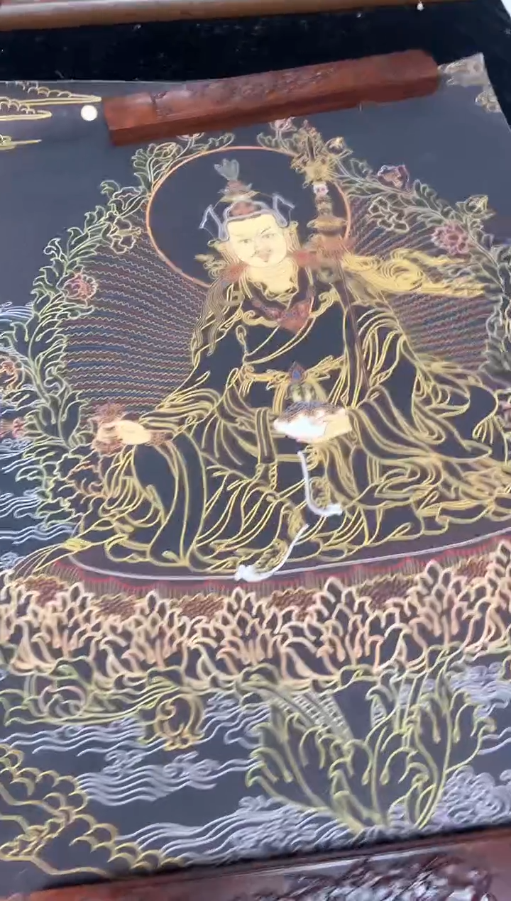 卷轴画072莲花生大师