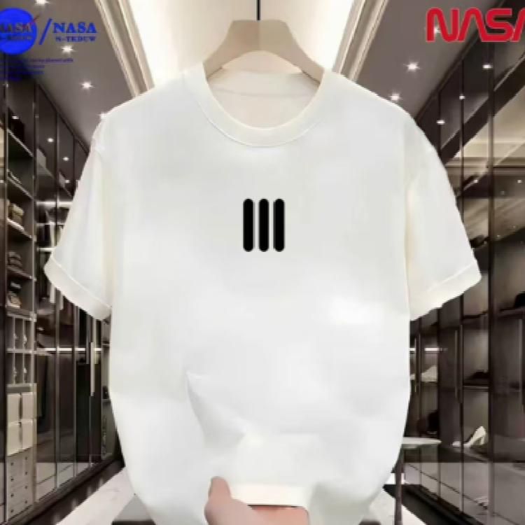 NASA联名纯棉夏季圆领短袖T恤微宽松时尚男女同款休闲百搭26