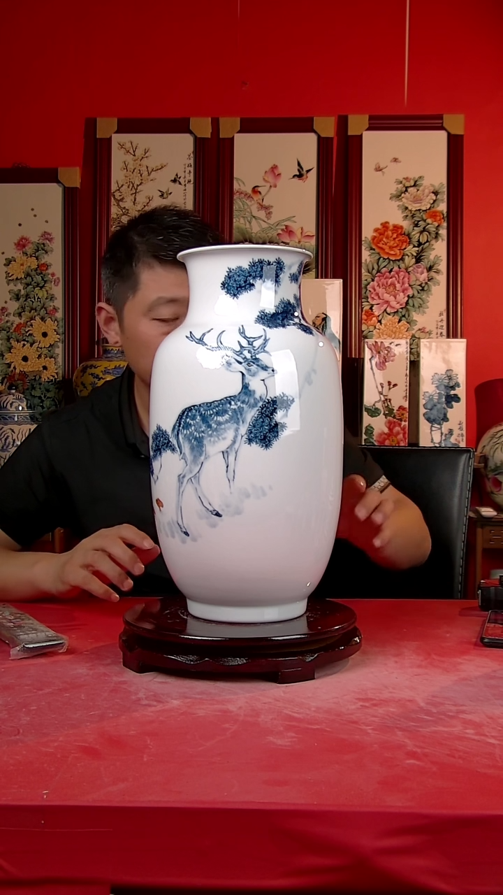 摆件景德镇陶瓷 手工手绘15