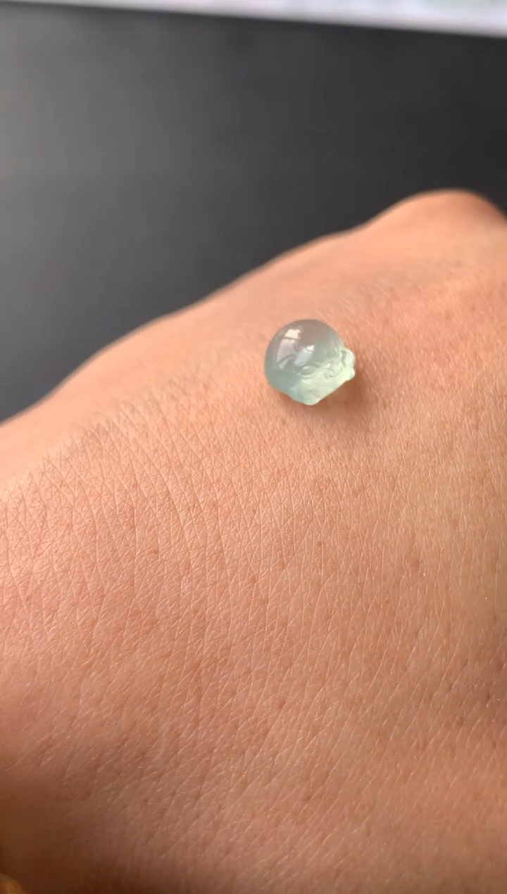 【闪购商品】定制翡翠未镶嵌起光貔貅2500+250