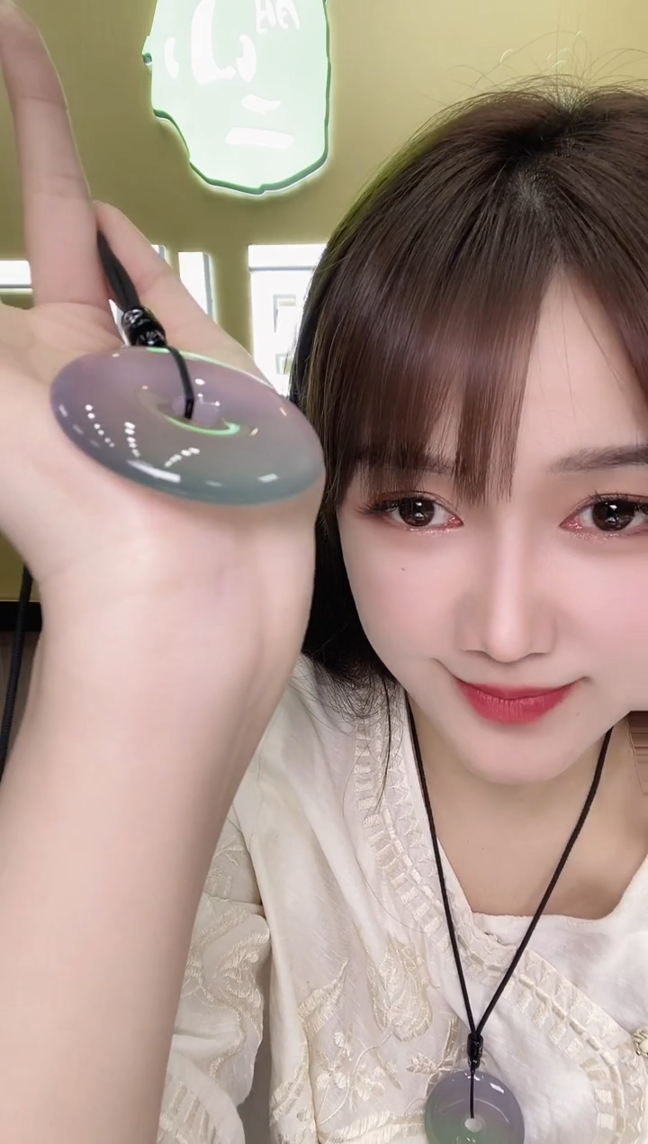 未镶嵌颈饰玛瑙/玉髓374007/玛瑙平安扣     多样性一件发