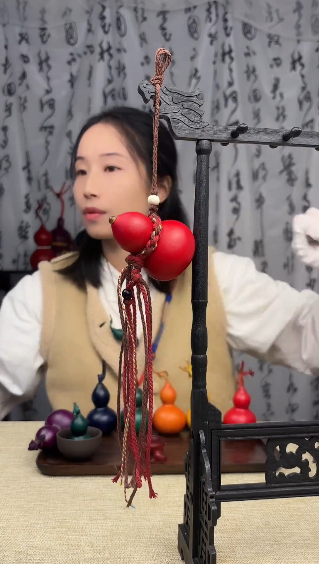 大漆葫芦挂件 默认微瑕---017