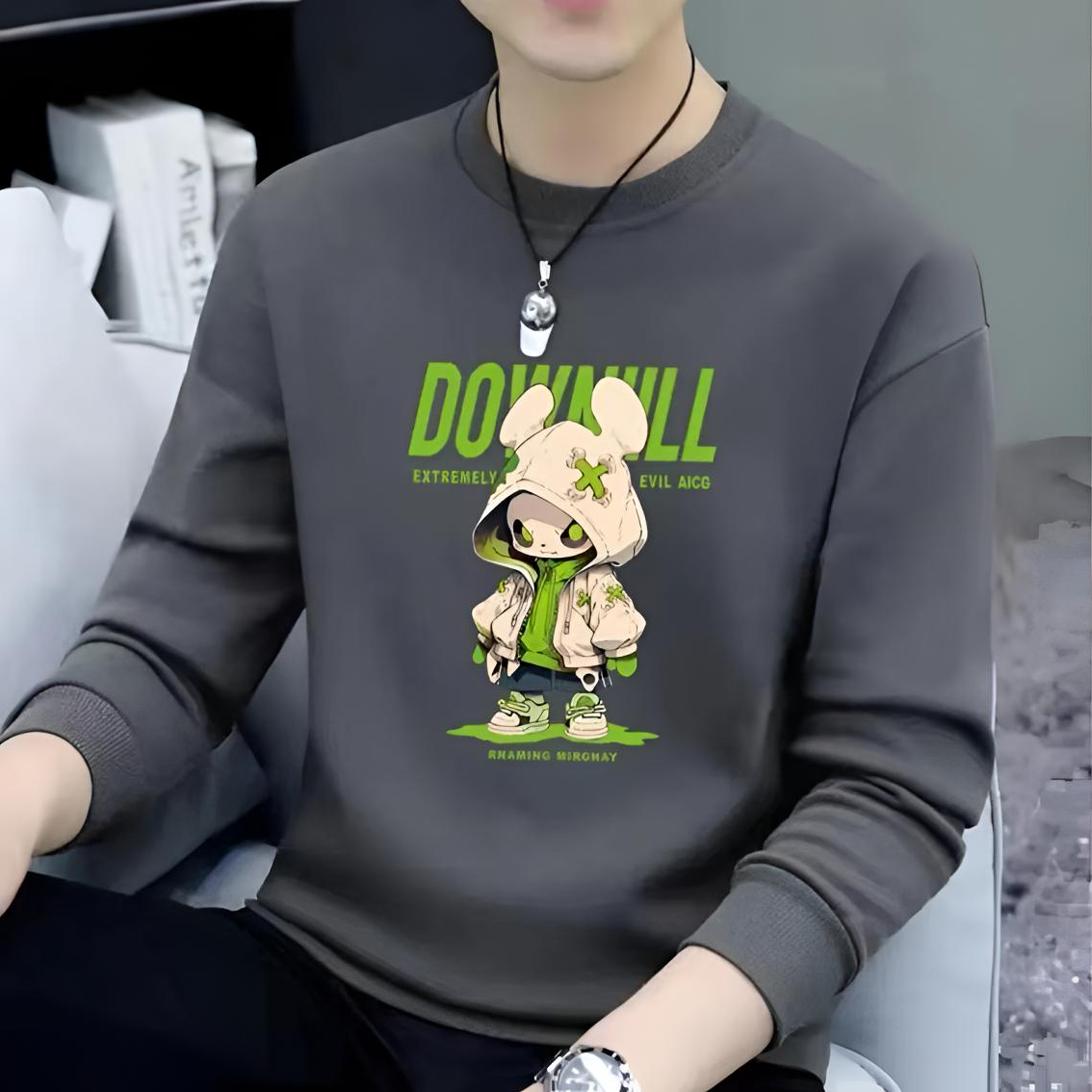 [加绒款]2025冬季加绒圆领长袖卫衣运动时尚简约百搭男女同款