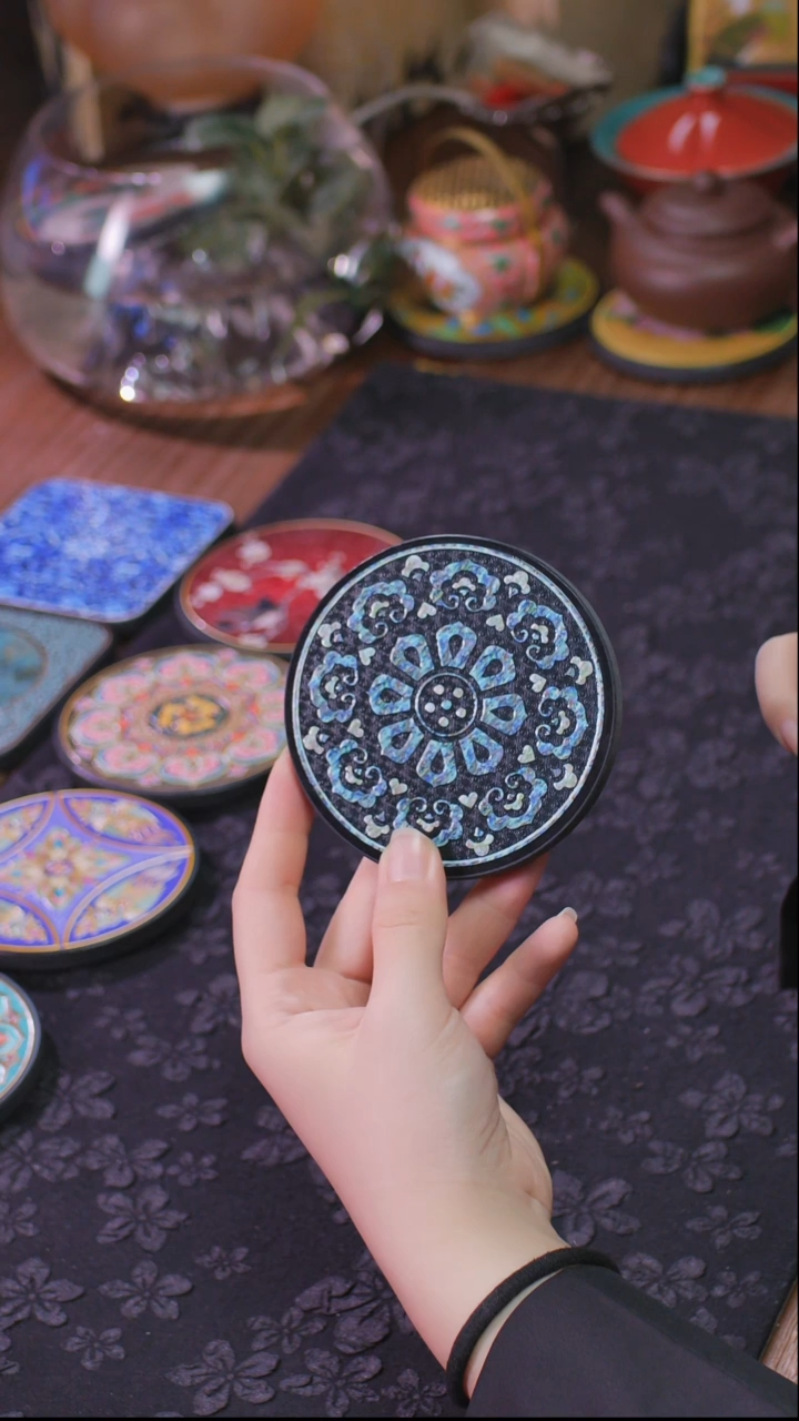 壹藏贰宝幻夜杯垫一片