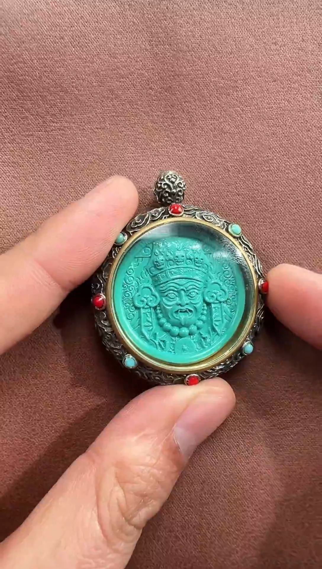 查罗石合金吊坠(不含链)日*精品时尚雕刻挂坠