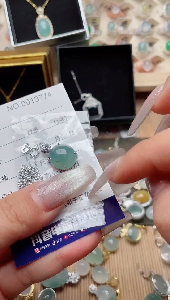 【闪购商品】翡翠戒指银S925镶嵌·