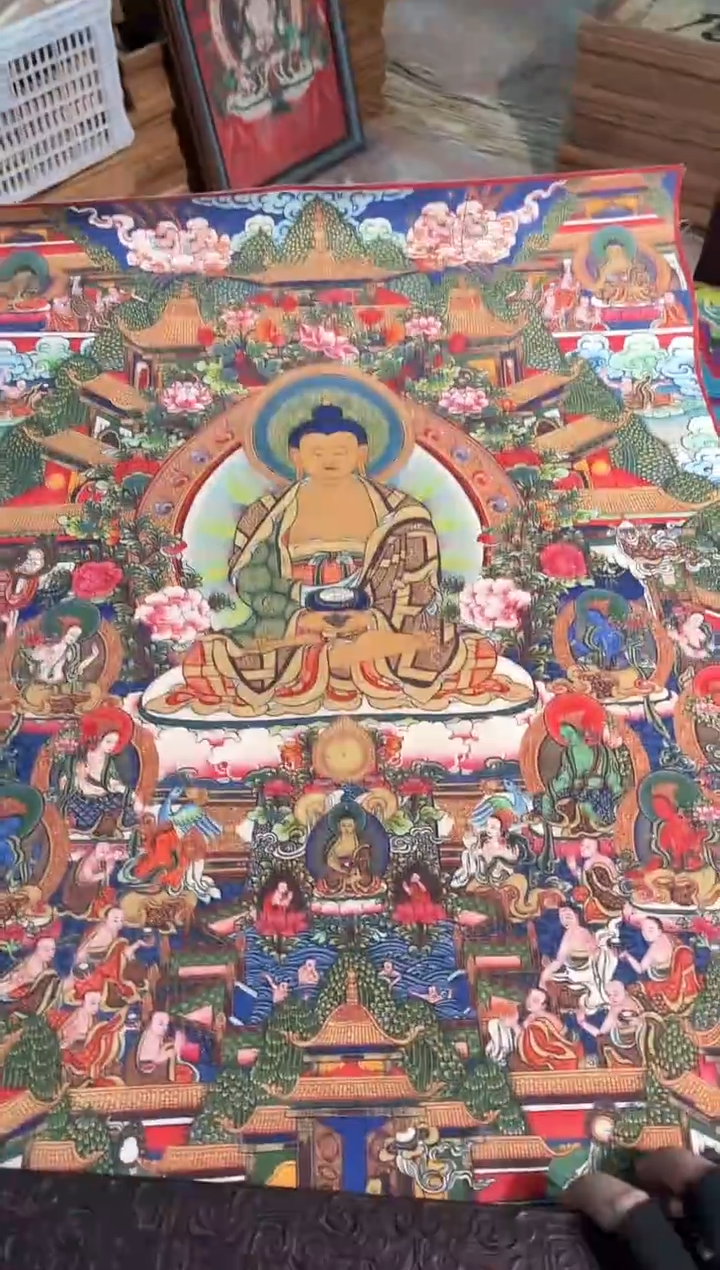 卷轴画天天的唐卡tk160