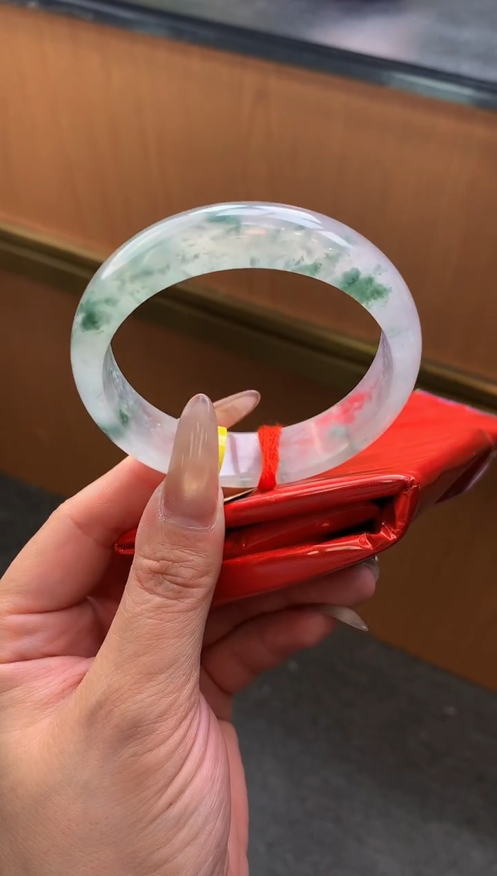 未镶嵌手镯翡翠-F145-正圈57-全款68万-定金2万