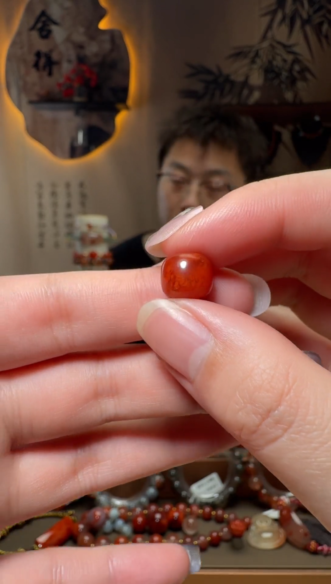未镶嵌原矿无优化无注胶单珠南红玛瑙一颗10mm+