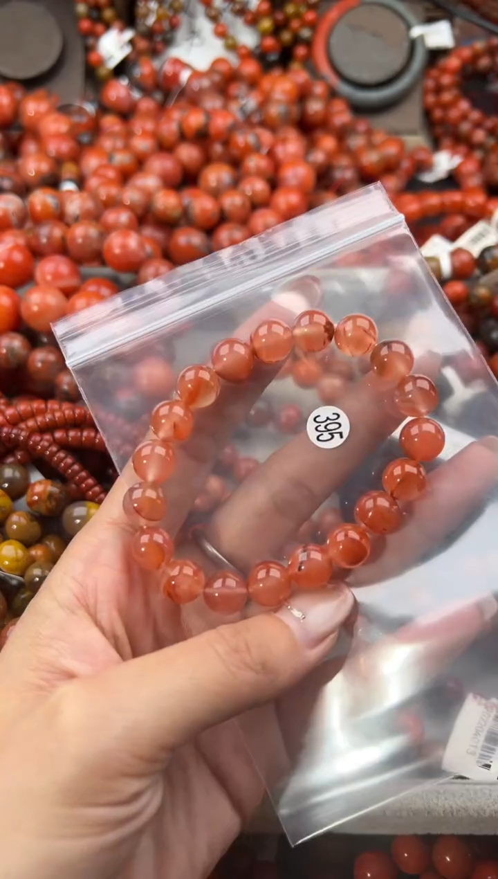 未镶嵌手串南红玛瑙10+