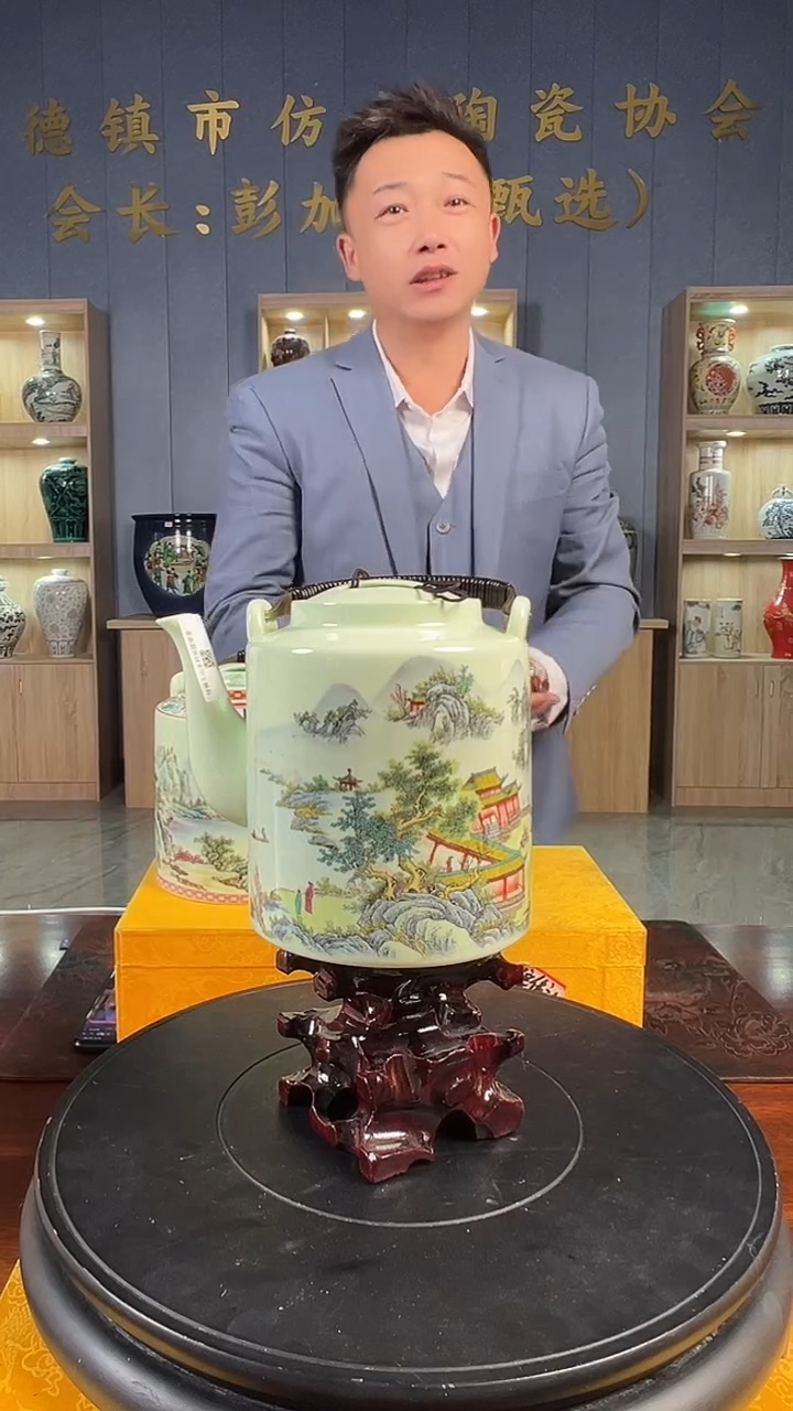 摆件陶景德镇陶瓷瓷器15