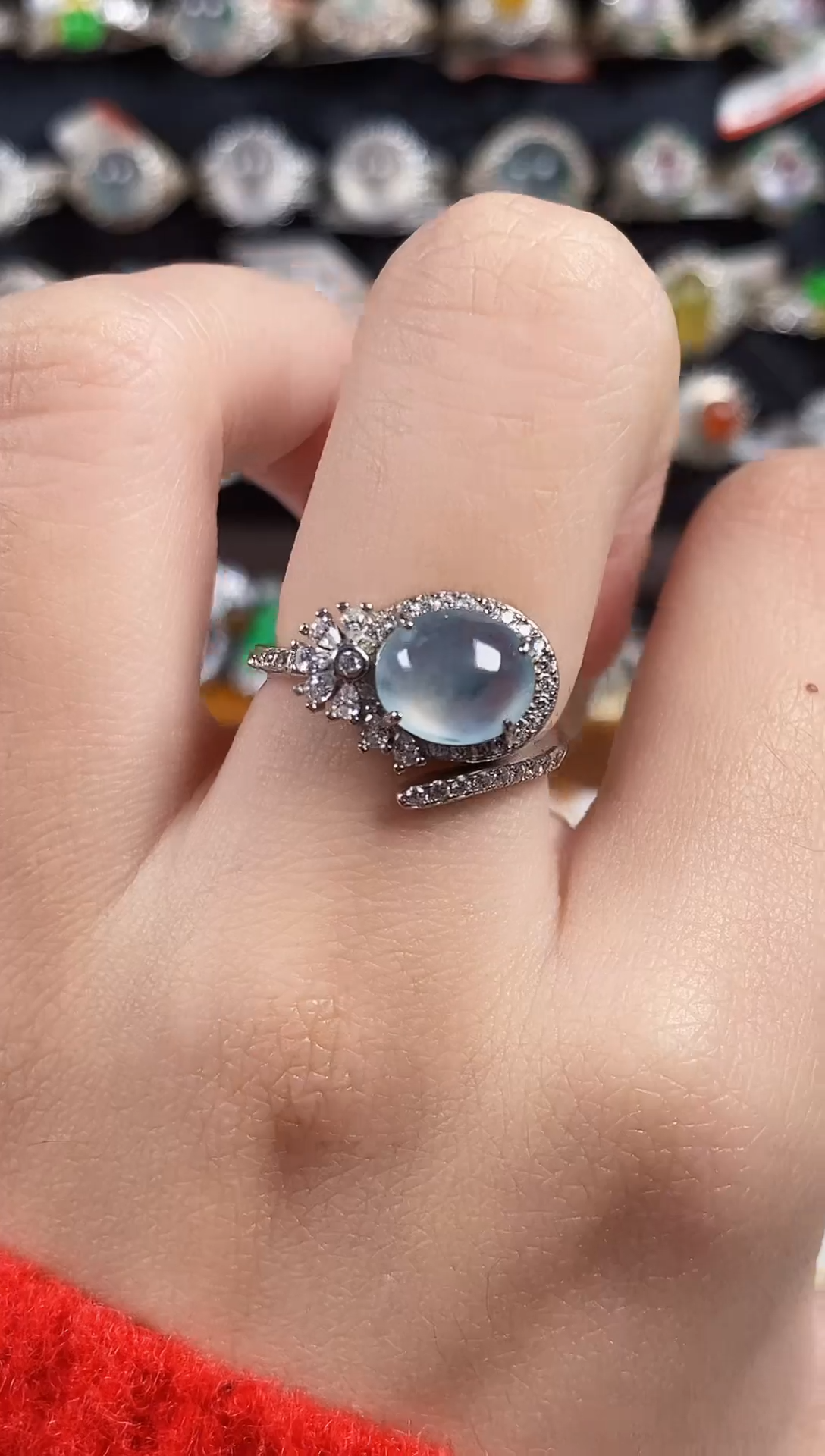 未镶嵌戒指翡翠天然A货翡翠110