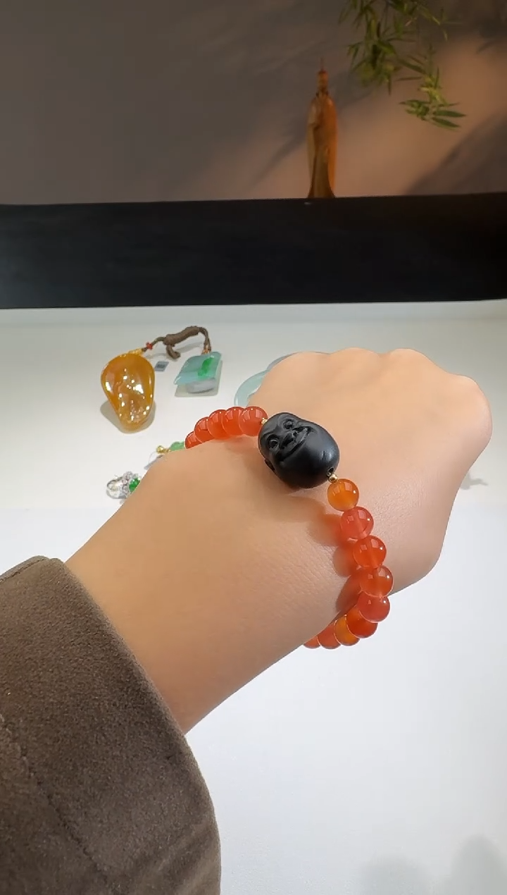 【闪购商品】翡翠手串未镶嵌【鑫鑫】金珠小于0.5