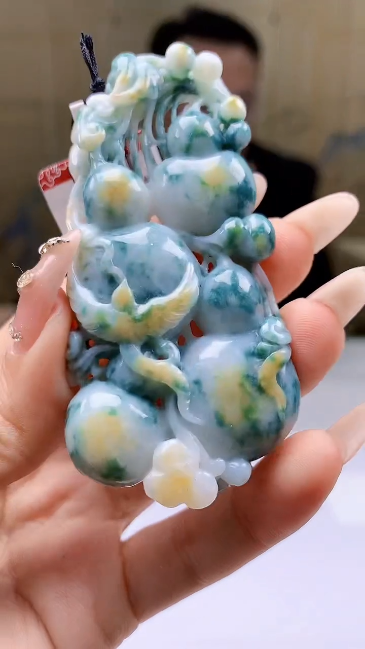 【闪购商品】定制翡翠未镶嵌5155ty-毛货挂件98